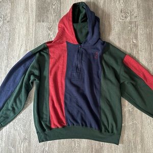 VINTAGE QUARTER ZIP HOODIE/SWEATER